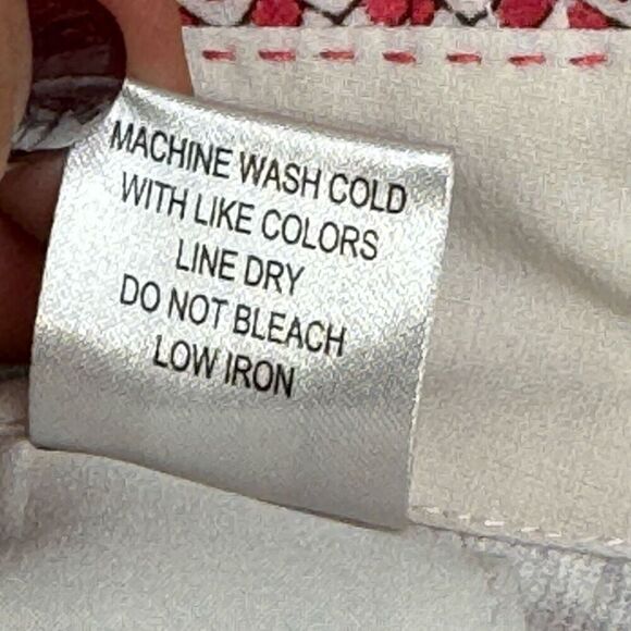 Fairway & Greene pink and white print Bermuda golf shorts size 10 - Picture 14 of 15